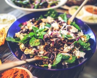 salad healthy diet spinach