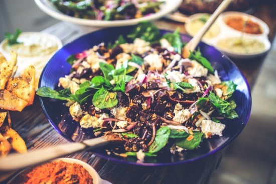 salad healthy diet spinach